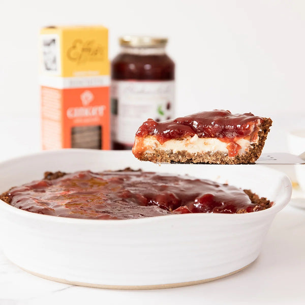 Cherry Ginger Cheesecake